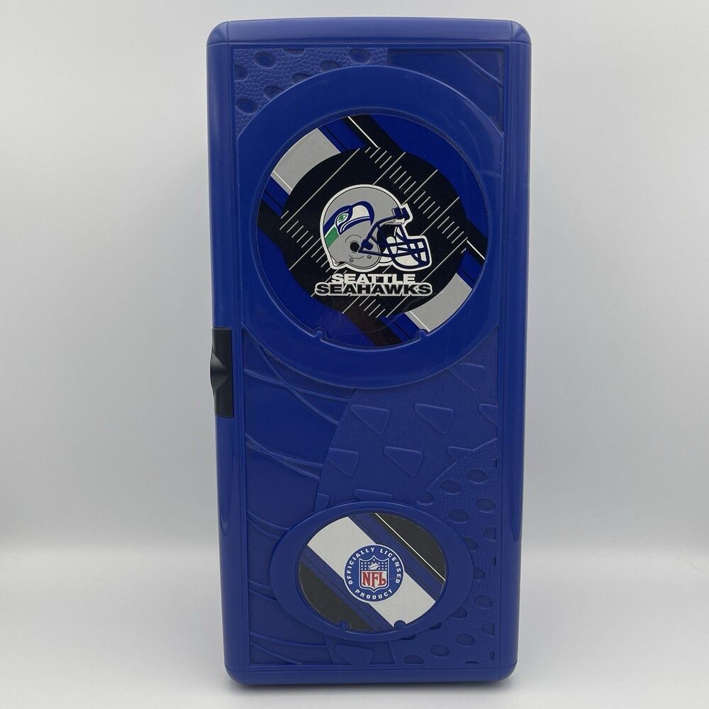 Vintage Seattle Seahawks NFL 1990s Suncast Mini Plastic CD Locker Holder 13”